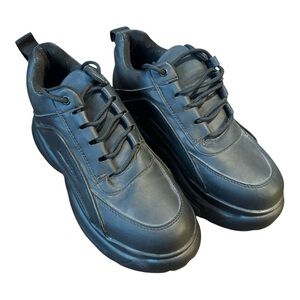 Chelsee Black Platform Chunky Women's Sneakers EU 39